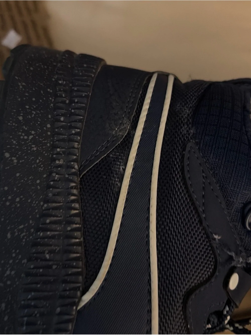 Puma Pacer Next SB WTR Women's Size 10 Navy Blue Winter Sneaker Boots 366936-06